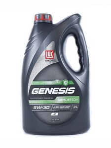 Моторное масло Лукойл GENESIS 5W-30 JP 4 л (с картой OZON)