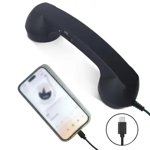 Ретро телефонная трубка для мобильного телефона, интерфейс USB-C (по карте озон, из-за рубежа)