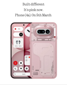 Предзаказ Nothing Phone (4a) 8/128Гб. глобалка (из-за рубежа) +869₽ пошлина