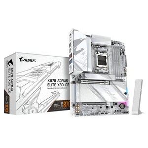 Материнская плата Gigabyte X870 A ELITE X3D ICE AMD DDR5 (с картой Озон) + 4794 баллов