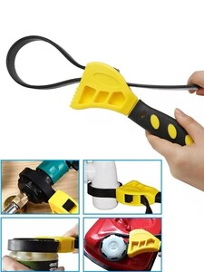 6-дюймовый ленточный ключ, съемник для масляного фильтра, крышек банок, сантехники (с Озон картой, из-за рубежа)