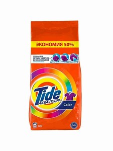 Порошок стиральный Tide Колор, для цветного белья, 15 кг (с картой OZON)
