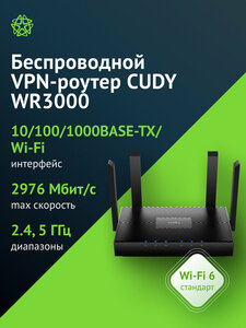OpenWRT роутер Cudy wr3000