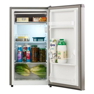 Холодильник маленький отдельностоящий Hi HODN086045SG, 85х46х44 см, 87л, А+, серый (с картой OZON)