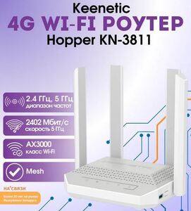 Роутер Keenetic Hopper KN-3811 (с ВБ кошельком)