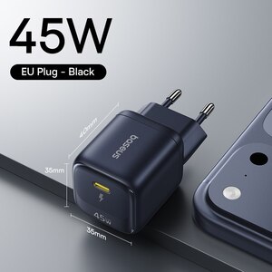 Зарядное устройство Baseus EnerFill FN22 e01233 45 Вт, GaN, PD 3.0, QC 3.0