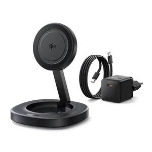 Беспроводная зарядка Baseus Qi2 15 Вт для iPhone/AirPods (из-за рубежа)