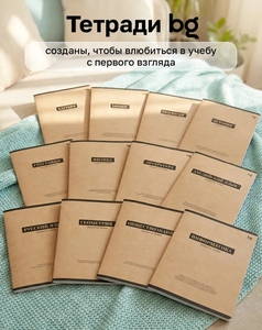Предметные тетради со справочным материалом BG, 48 л, 12 шт. (с ВБ кошельком)