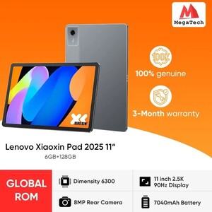 Планшет Lenovo Xiaoxin Pad 2025, 6/128ГБ (из-за рубежа)