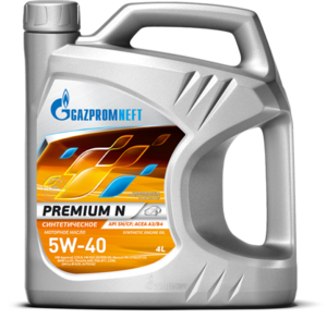 Масло моторное Gazpromneft Premium N 5W-40, 4л