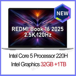 Ноутбук Xiaomi Redmi Book 16 2025, 16", 16/512ГБ, 32ГБ/1ТБ (из-за рубежа)