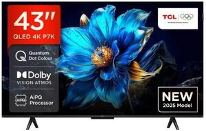 Телевизор TCL 43P7K QLED, 43" (с макс. кошельком ВБ)