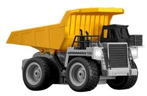 Радиоуправляемый самосвал Cubits Urbamax T300 со светом, масштаб 1:18