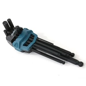 Набор шестигранных ключей Makita B-65894, L-образная удлиненная, 9 штук шестигранная отвертка 1,5-10 мм (по карте Озон, из-за рубежа)