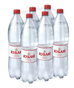 Вода газированная минеральная Кубай 6х1.5 л (с картой OZON)