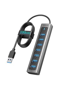 USB 3.0 хаб GM7U на 7 портов (с картой OZON)