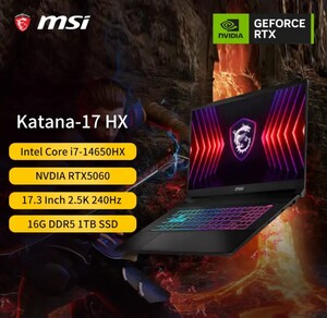Ноутбук MSI Katana 17 i7-14650HX/16gb DDR5/rtx5060/1tb SSD