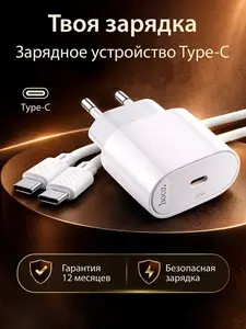 Зарядка для телефона HOCO Type-C 20W (с ВБ кошельком)