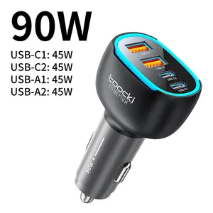 Автомобильное зарядное устройство Toocki 120/90W Mini