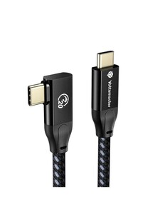 Кабель угловой GiGimundo 4k, 100W, Type-C, 0.5 м (с картой OZON, из-за рубежа)