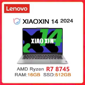 Ноутбук Lenovo Xiaoxin 14 (2024), 14", IPS, FHD, Ryzen 7 8745H, 16/512 ГБ, Radeon 780M, Windows 11 (Из РФ) 