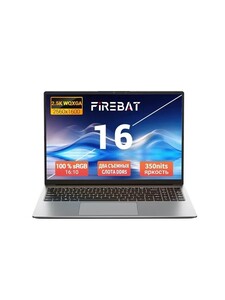 Ноутбук FIREBAT U6B  16", Ryzen 7 H 255, RAM 16 ГБ, SSD 512 ГБ, Radeon 780M, Windows Pro (из-за рубежа, с картой OZON)
