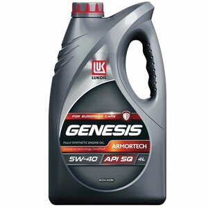 Масло моторное LUKOIL GENESIS ARMORTECH 5W-40, синтетическое, 4 л (API SQ)
