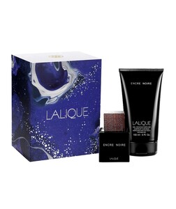 Парфюмерный набор Lalique Encre Noire мужской 50мл, гель для душа 150 мл