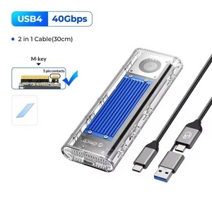 Алюминиевый корпус для SSD ORICO 8TB USB4