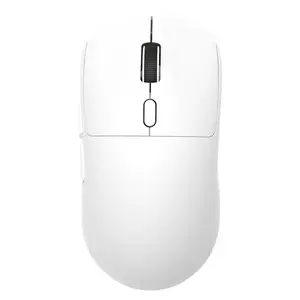 Игровая беспроводная/проводная мышь AJAZZ NJ08 + PAW3311 Белая/Чёрная (с картой OZON)