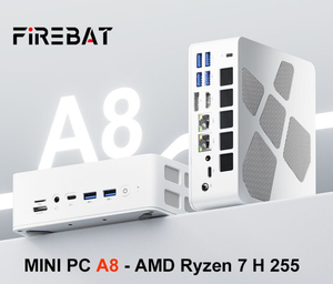 Мини-ПК FIREBAT A8 Ryzen 7 H 255, AMD Radeon 780M, Windows (из-за рубежа, +пошлина 910₽, с банками-партнерами)