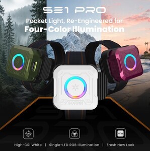 Фонарик-брелок Sofirn SE1 PRO RGB, CRI 90+, 300 лм, RGB‑светодиоды (красный, зелёный, синий)