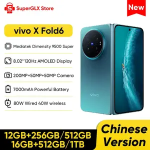 Смартфон Vivo X Fold6, 12/256ГБ, 12/512ГБ, 16/512ГБ, 16ГБ/1ТБ, china (пошлина ≈12 672 ₽)