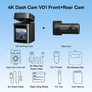 Видеорегистратор Baseus 4K VD1 Pro (передняя+задняя камера) (из-за рубежа)