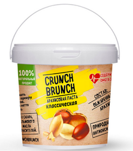 Арахисовая паста классическая 1000г Crunch-brunch