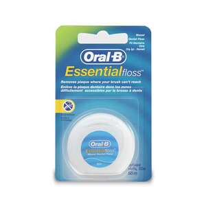 Зубная нить ORAL-B Essential вощеная